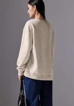 STREET ONE STUDIO Pullover & Sweatshirts*Sweater mit Rundhals cloud cream mel.