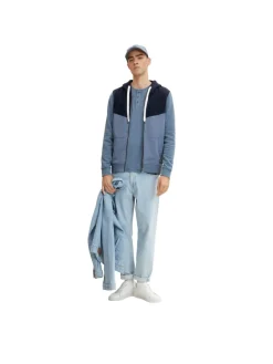 Tom Tailor Pullover & Sweatshirts|Big Boys*Sweatjacke china blue injected stripe