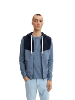 Tom Tailor Pullover & Sweatshirts|Big Boys*Sweatjacke china blue injected stripe