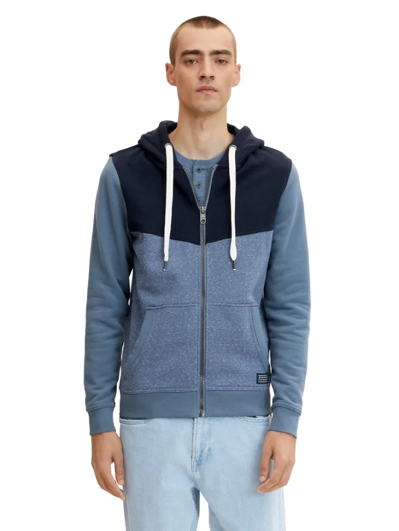 Tom Tailor Pullover & Sweatshirts|Big Boys*Sweatjacke china blue injected stripe