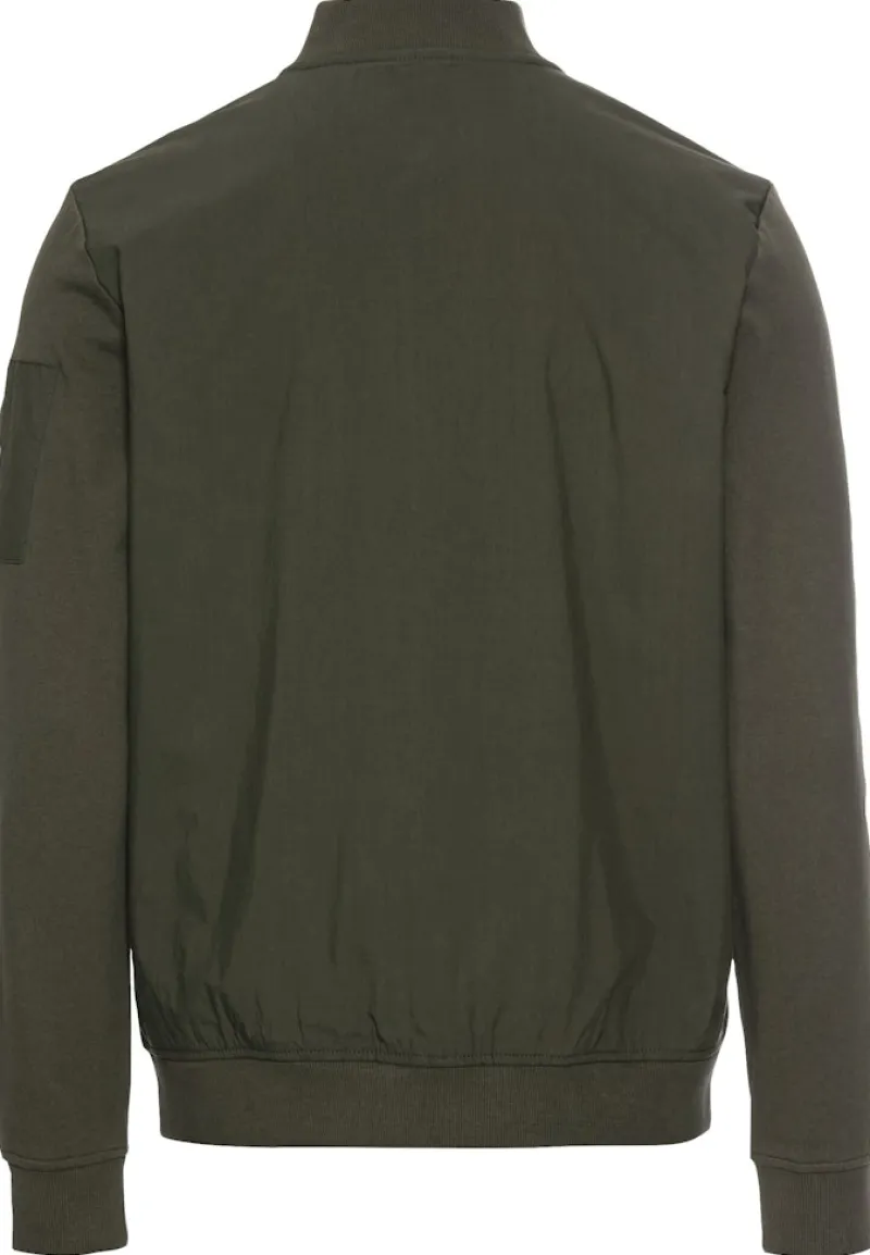 Camel Active Pullover & Sweatshirts|Big Boys*Sweatjacke mit Bomberkragen leaf green