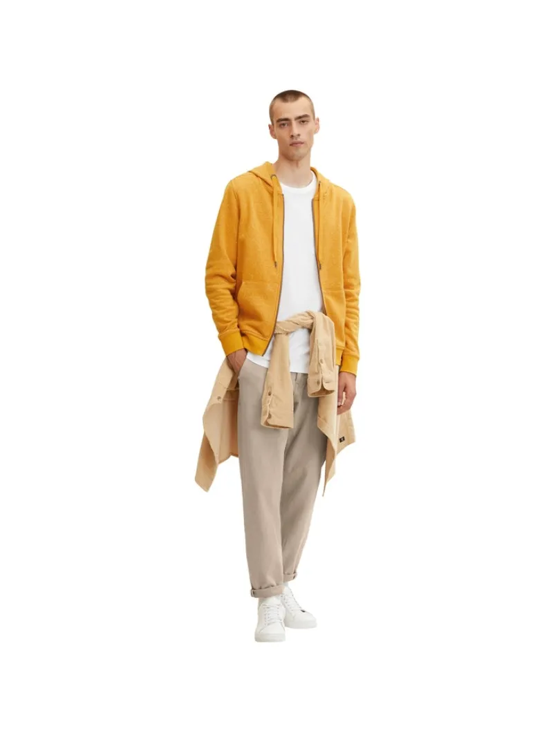 Tom Tailor Pullover & Sweatshirts|Big Boys*Sweatjacke mit feinen Streifen flame brown injected stripe