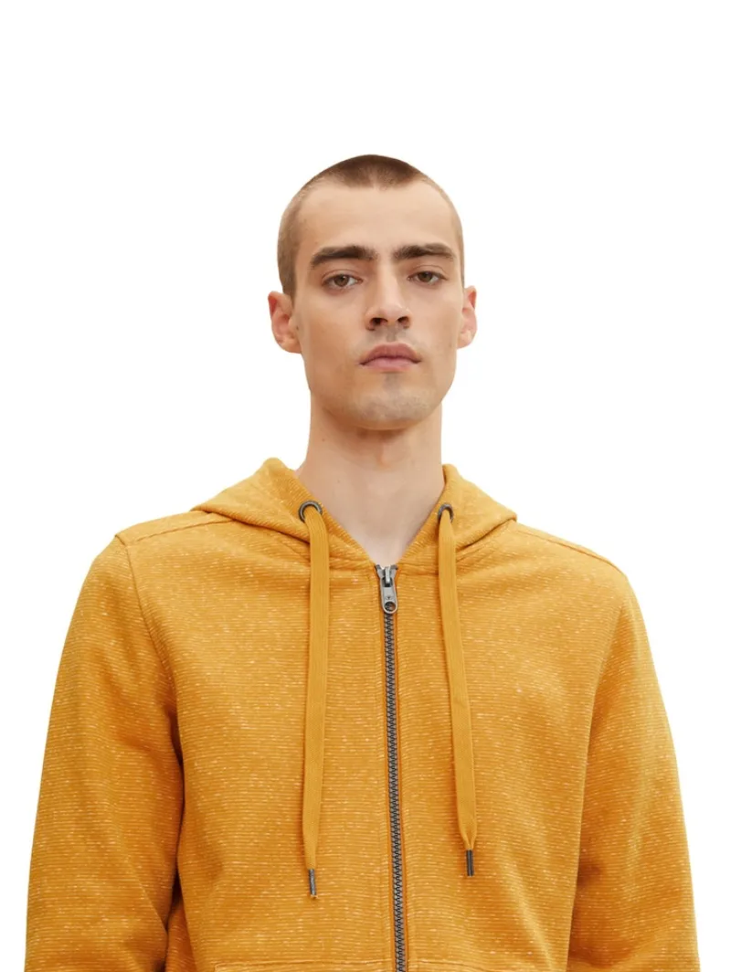 Tom Tailor Pullover & Sweatshirts|Big Boys*Sweatjacke mit feinen Streifen flame brown injected stripe