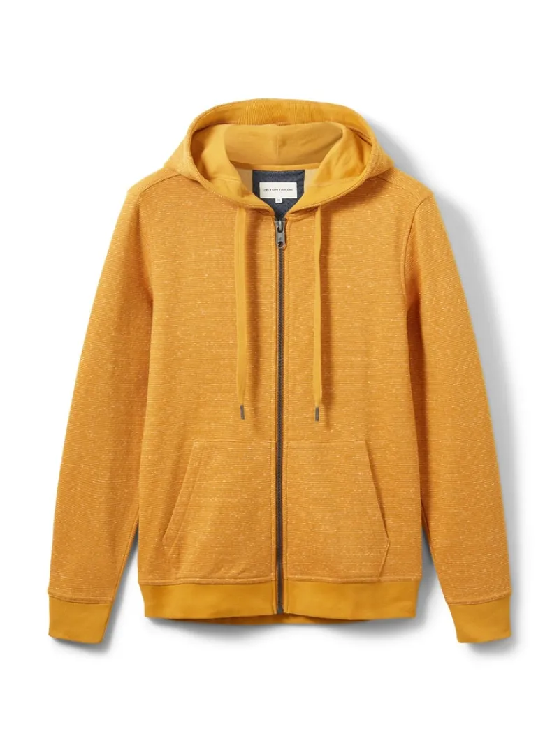 Tom Tailor Pullover & Sweatshirts|Big Boys*Sweatjacke mit feinen Streifen flame brown injected stripe