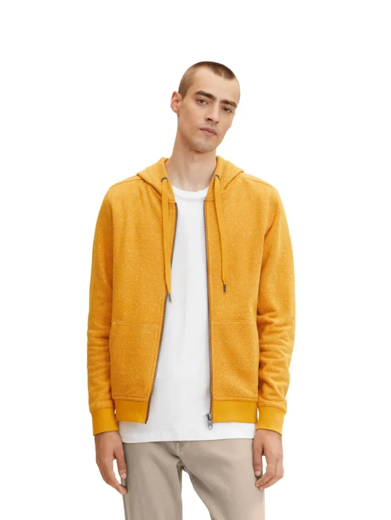 Tom Tailor Pullover & Sweatshirts|Big Boys*Sweatjacke mit feinen Streifen flame brown injected stripe