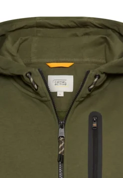 Camel Active Pullover & Sweatshirts|Big Boys*Sweatjacke mit Kapuze forest green