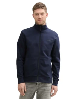 Tom Tailor Pullover & Sweatshirts|Big Boys*Sweatjacke mit Stehkragen sky captain blue