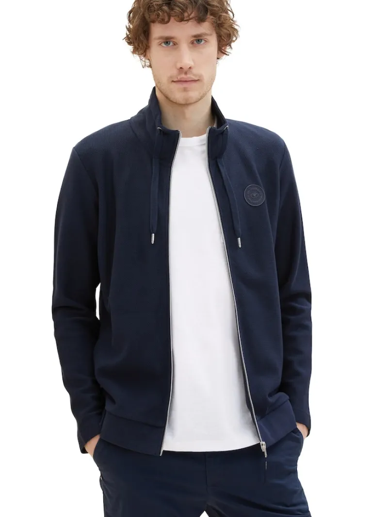 Tom Tailor Pullover & Sweatshirts|Big Boys*Sweatjacke mit Stehkragen sky captain blue