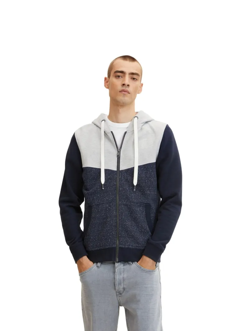 Tom Tailor Pullover & Sweatshirts|Big Boys*Sweatjacke navy offwhite inject stripe