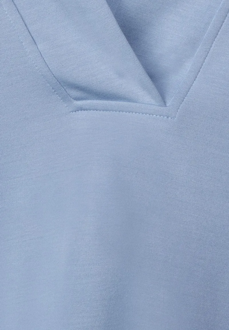 Street One Pullover & Sweatshirts*Sweatpullover mit Kapuze light lake blue