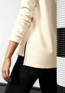 Street One Pullover & Sweatshirts*Sweatpullover mit Kapuze creamy beige