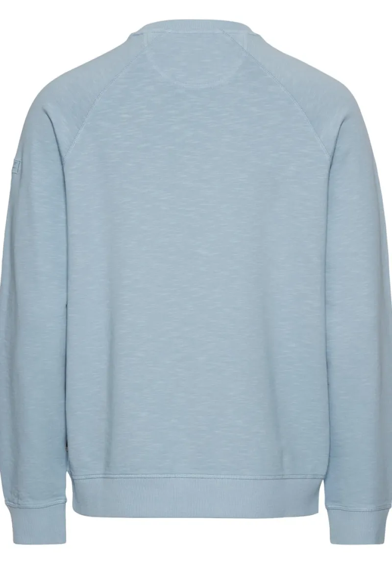 Camel Active Pullover & Sweatshirts*Sweatshirt aus reiner Baumwolle smoke blue