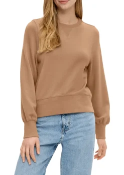 QS Pullover & Sweatshirts*Sweatshirt Braun