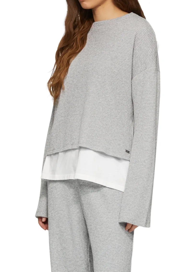 QS Pullover & Sweatshirts*Sweatshirt Grau