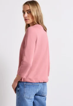 Street One Pullover & Sweatshirts*Sweatshirt in Unifarbe blush peach