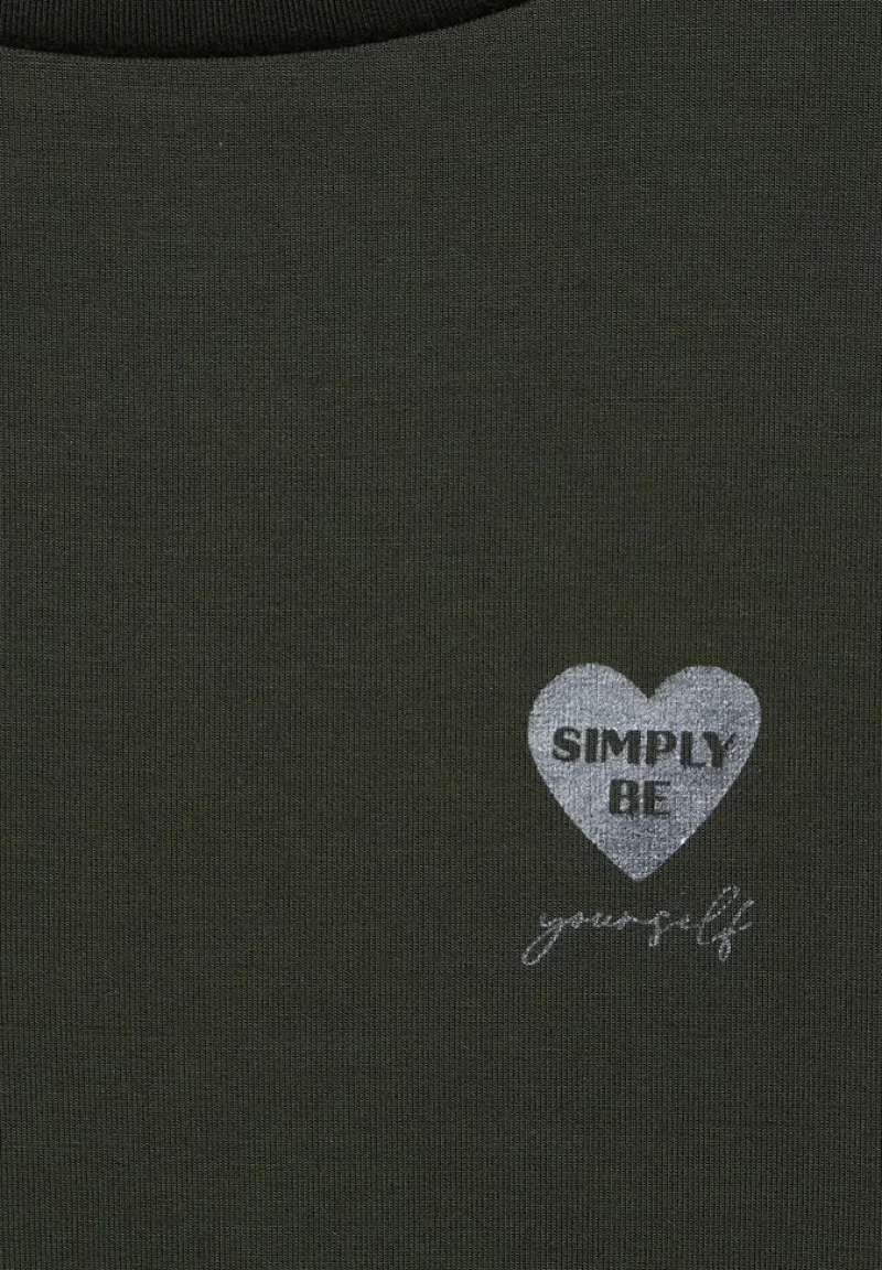 Street One Pullover & Sweatshirts*Sweatshirt in Unifarbe full olive