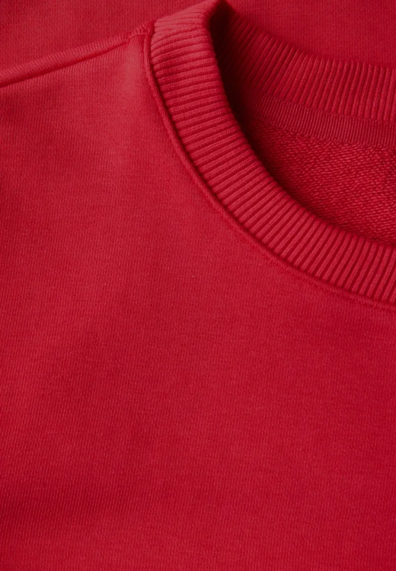 Street One Pullover & Sweatshirts*Sweatshirt in Unifarbe glory red