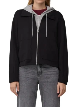 s.Oliver Pullover & Sweatshirts*Sweatshirt Jacke Schwarz