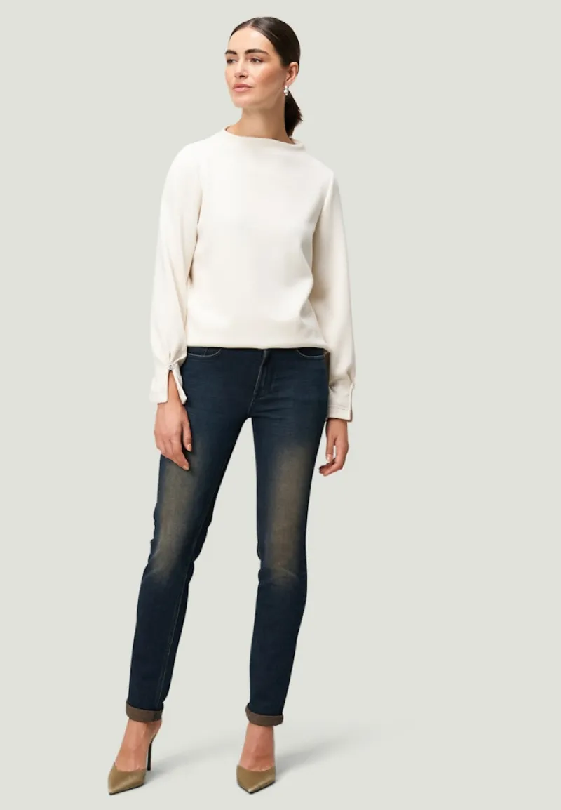 Zero Pullover & Sweatshirts*Sweatshirt mit Glitzerknopf Eggnog