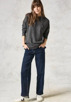 Cecil Pullover & Sweatshirts*Sweatshirt mit Kapuze charcoal grey melange