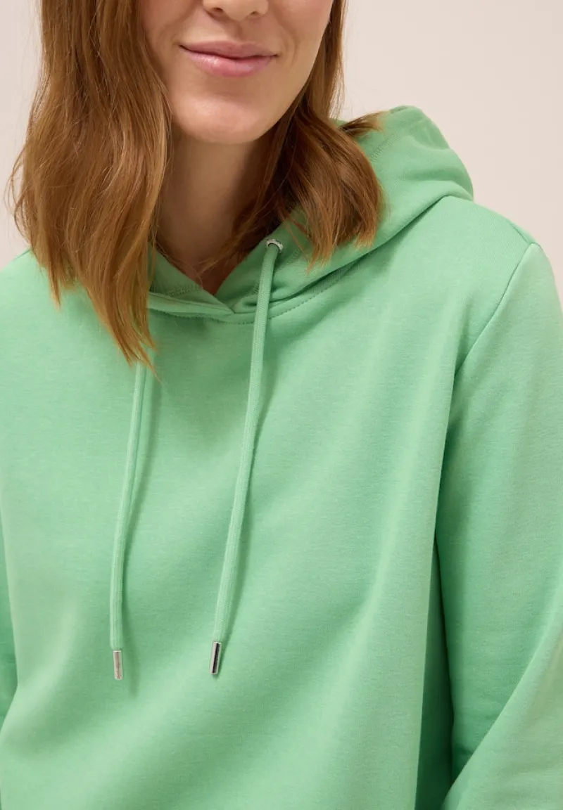 Cecil Pullover & Sweatshirts*Sweatshirt mit Kapuze fennel green