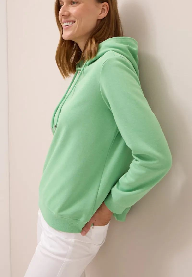 Cecil Pullover & Sweatshirts*Sweatshirt mit Kapuze fennel green