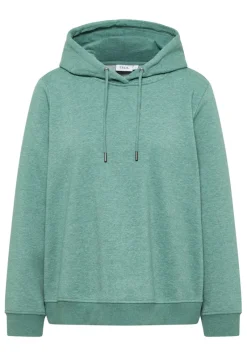 Cecil Pullover & Sweatshirts*Sweatshirt mit Kapuze jewel green melange