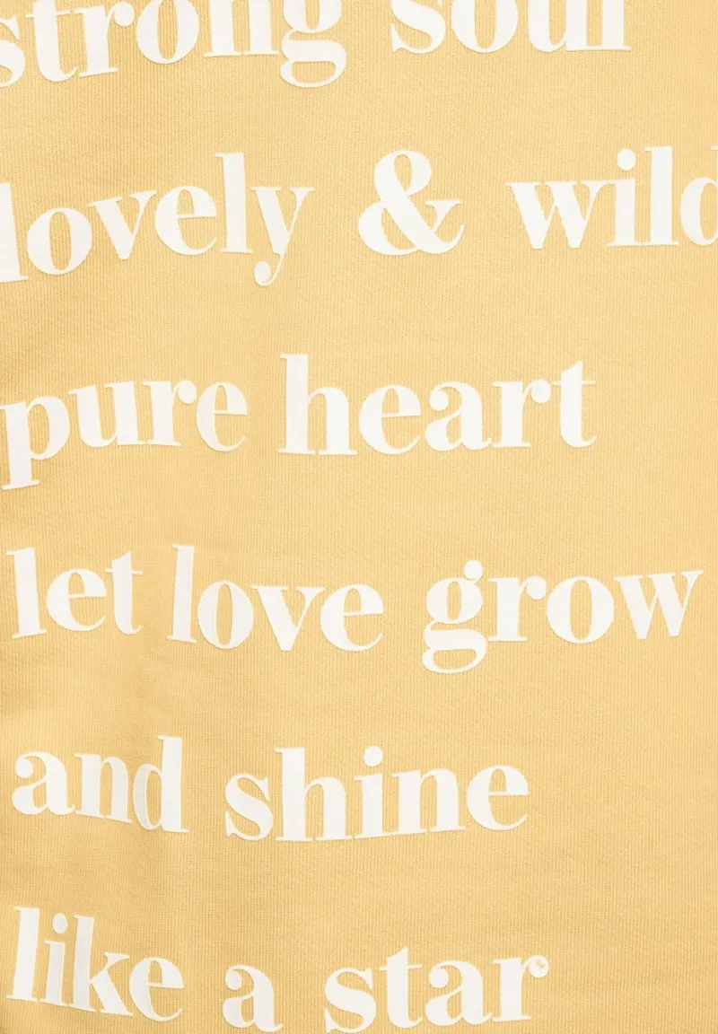 Street One Pullover & Sweatshirts*Sweatshirt mit Kapuze light sunset yellow