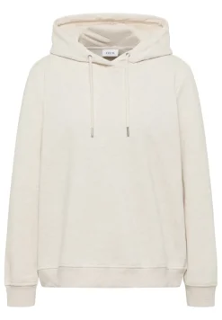 Cecil Pullover & Sweatshirts*Sweatshirt mit Kapuze oat milk beige melange