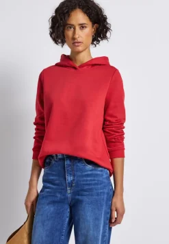 Street One Pullover & Sweatshirts*Sweatshirt mit Kapuze Racing Red