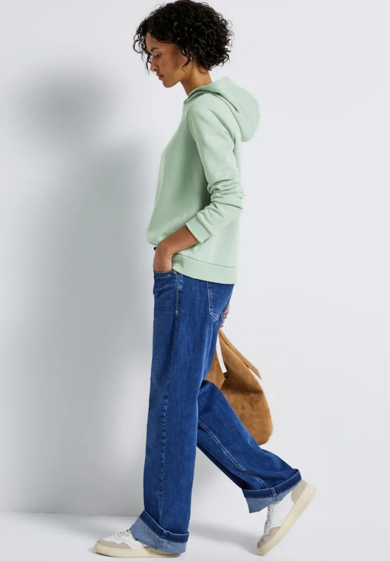 Street One Pullover & Sweatshirts*Sweatshirt mit Kapuze serene green
