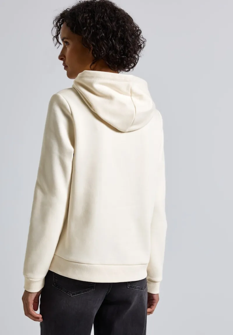 Street One Pullover & Sweatshirts*Sweatshirt mit Kapuze soft beige