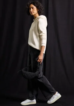 Street One Pullover & Sweatshirts*Sweatshirt mit Kapuze soft beige