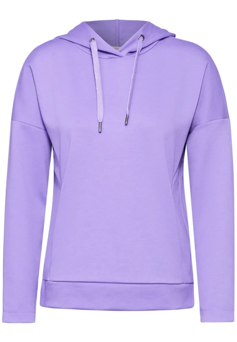 Cecil Pullover & Sweatshirts*Sweatshirt mit Kapuze wild lilac