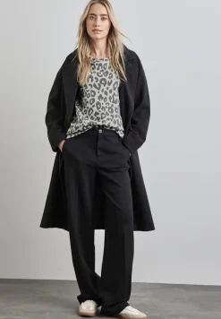 Street One Pullover & Sweatshirts*Sweatshirt mit Leo-Muster heather grey mel.