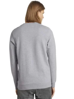Tom Tailor Denim Pullover & Sweatshirts*Sweatshirt mit Stepp-Struktur light stone grey melange