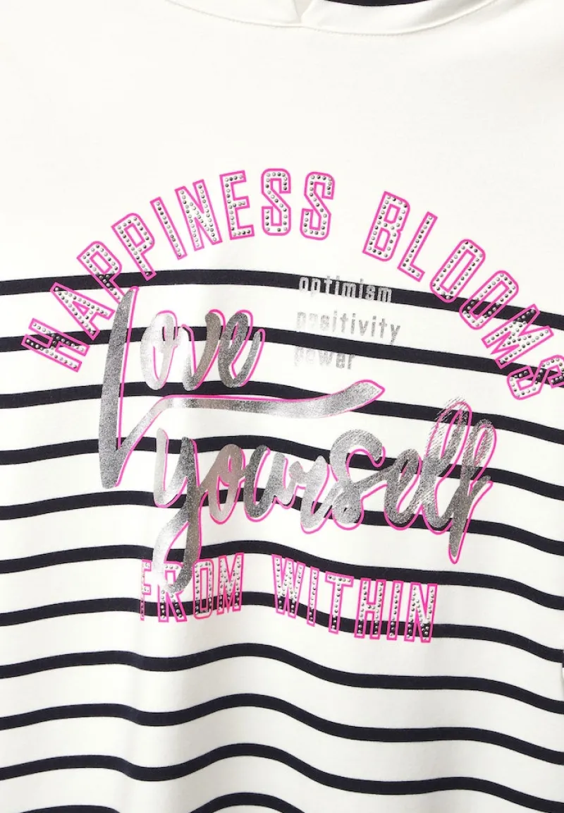 Cecil Pullover & Sweatshirts*Sweatshirt mit Streifen deep blue