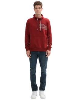 Tom Tailor Pullover & Sweatshirts|Big Boys*Sweatshirt mit Textprint burgundy dark red
