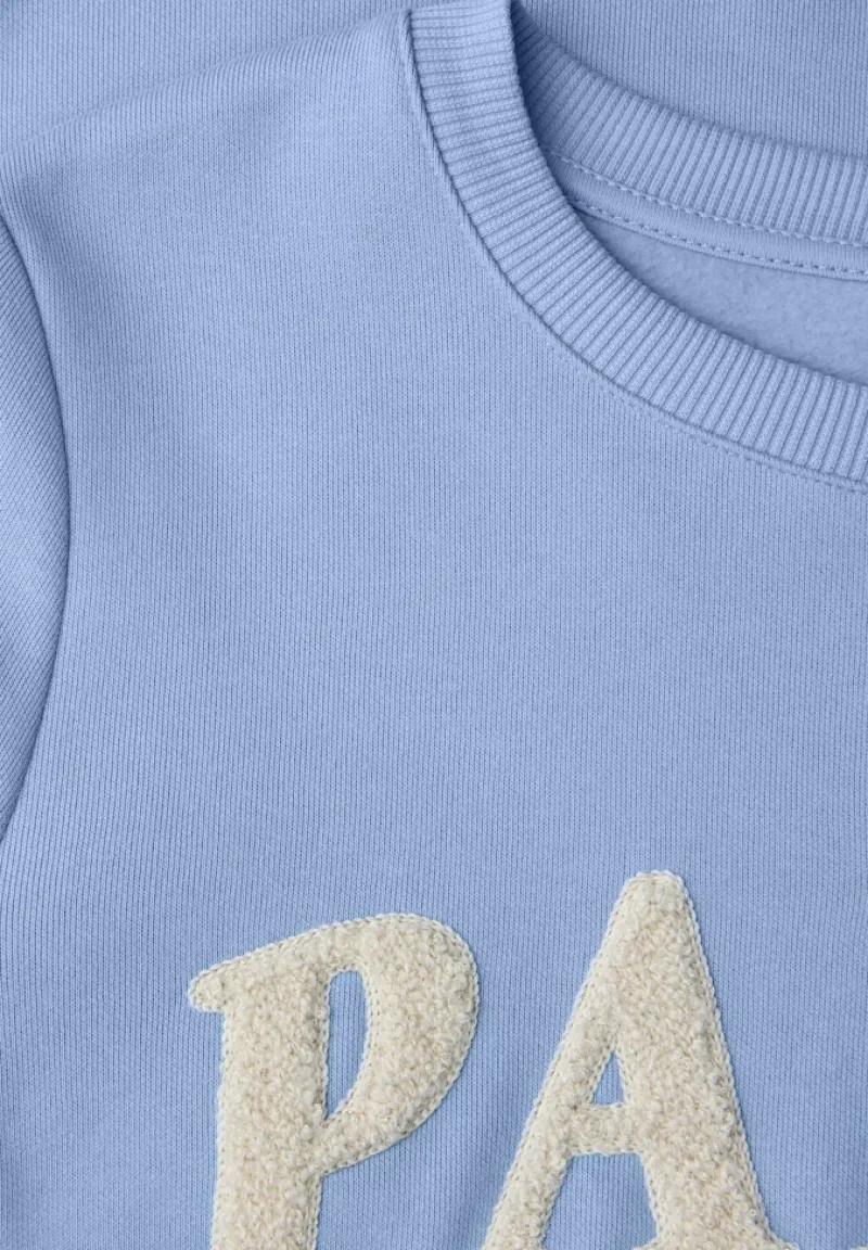 Street One Pullover & Sweatshirts*Sweatshirt mit Wording frosted blue