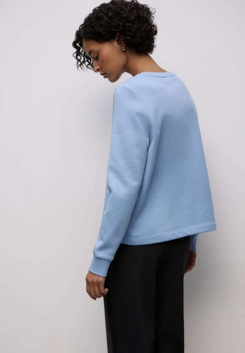 Street One Pullover & Sweatshirts*Sweatshirt mit Wording frosted blue