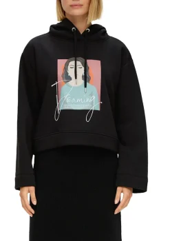 s.Oliver Pullover & Sweatshirts*Sweatshirt Schwarz