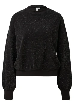 QS Pullover & Sweatshirts*Sweatshirt Schwarz