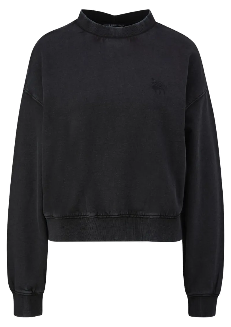 QS Pullover & Sweatshirts*Sweatshirt Schwarz