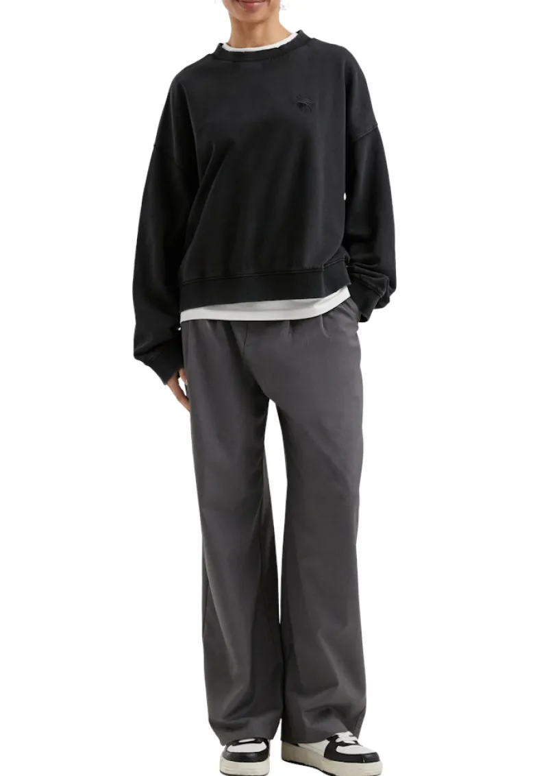 QS Pullover & Sweatshirts*Sweatshirt Schwarz