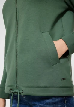 Street One Pullover & Sweatshirts*Sweatshirtjacke mit Zipper novel green