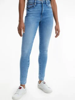 Tommy Jeans Jeans*SYLVIA HR SPR SKNY BF1232 denim medium