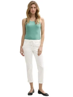 Tom Tailor Hosen*Tapered Relaxed Hose off white