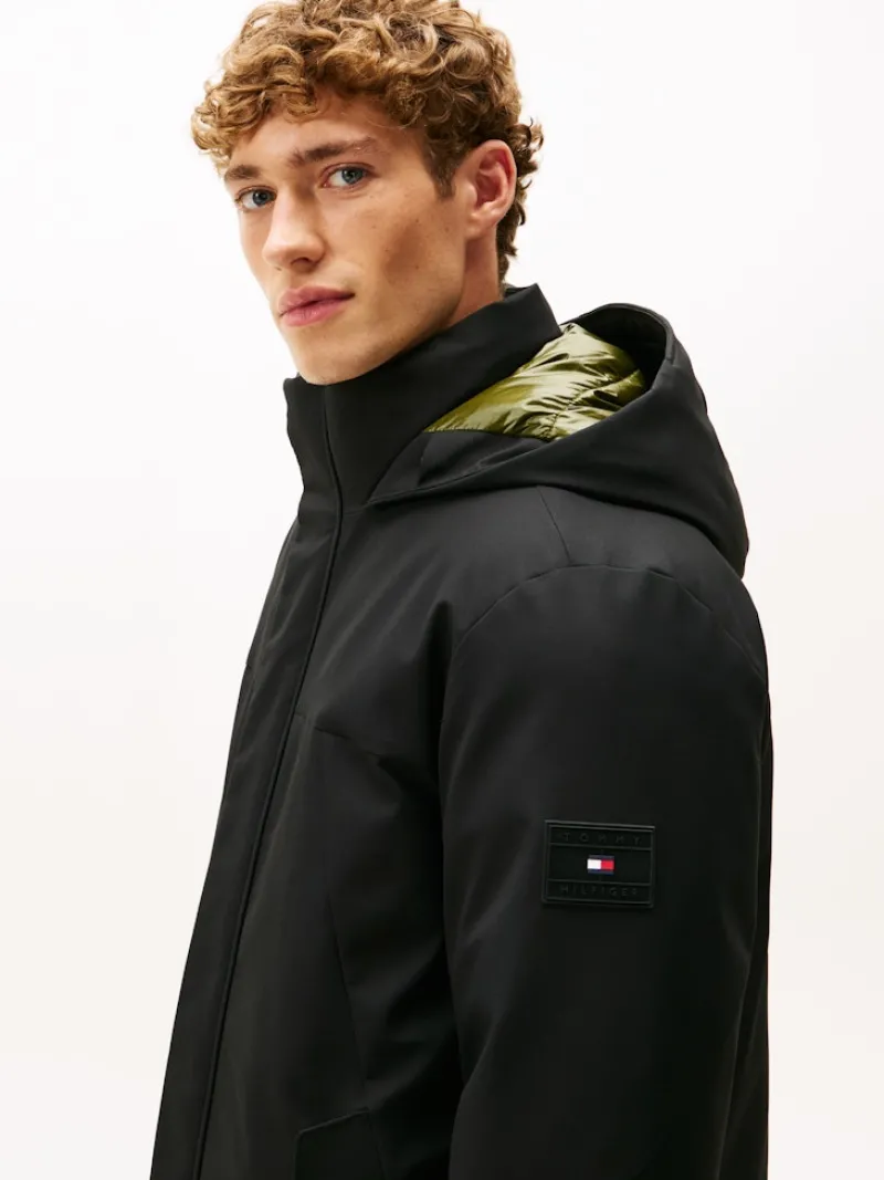 Tommy Hilfiger Jacken|Big Boys*TECH HOODED PADDED PARKA Black