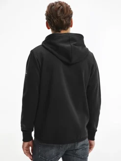 Calvin Klein Pullover & Sweatshirts*TECHNICAL ZIP THROUGH HOODIE ck black1