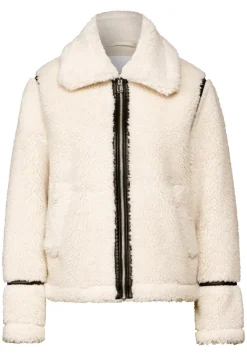 STREET ONE STUDIO Jacken*Teddy Jacke mit Details lucid white